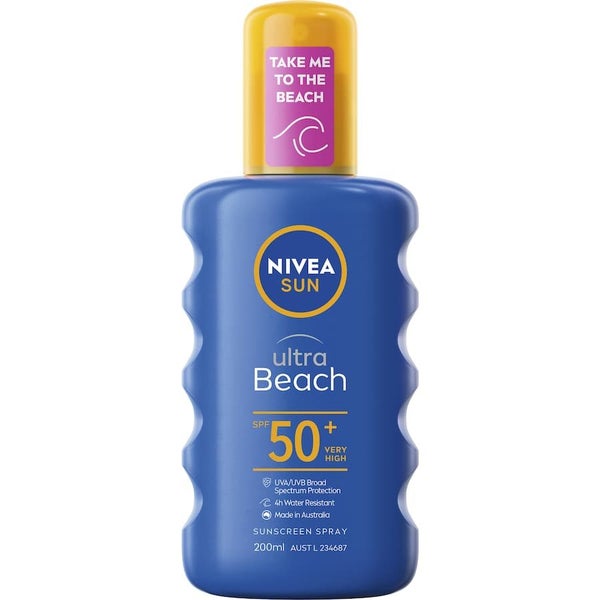 Nivea Sun Ultra Sunscreen Beach Spray Spf50+ Carousel 1