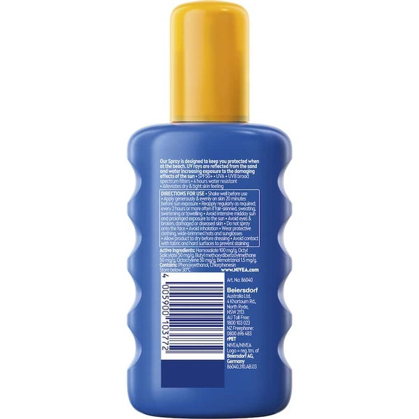 Nivea Sun Ultra Sunscreen Beach Spray Spf50+ Carousel 2