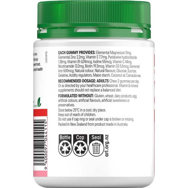 Healtheries Womens Multi + Iron Gummies High Strength 50ea Carousel 2