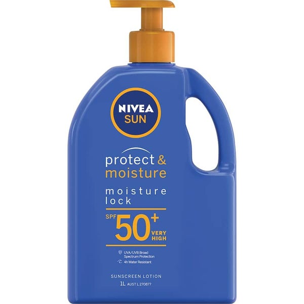 Nivea Sunscreen Protect & Moisture Spf50+ 1L Carousel 1