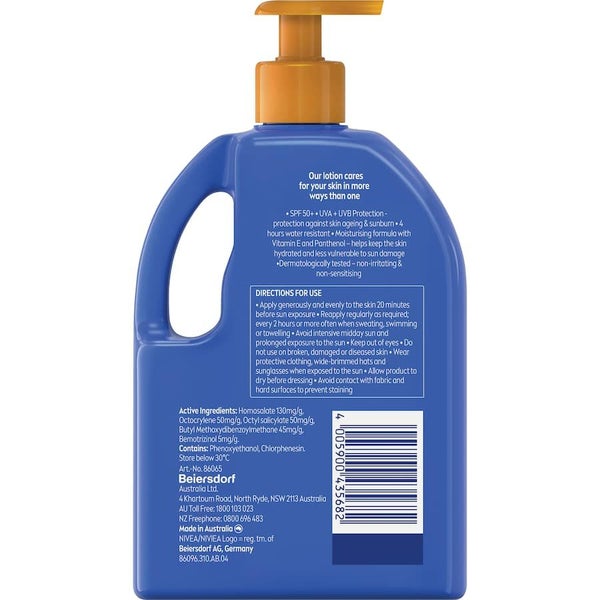 Nivea Sunscreen Protect & Moisture Spf50+ 1L Carousel 2