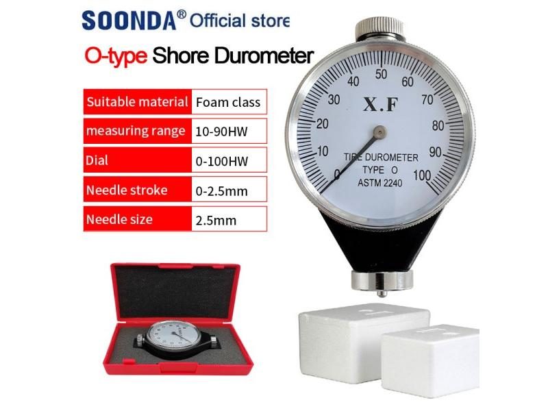 Foam Sponge Hardness Tester Foaming Material Hardness Tester O-type Shore Carousel 1