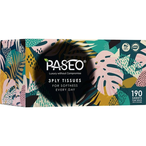 Paseo Tissues Pure White 190pack Carousel 1