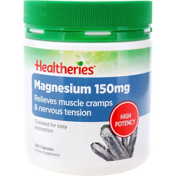 Healtheries Magnesium 150mg 200pack Carousel 1