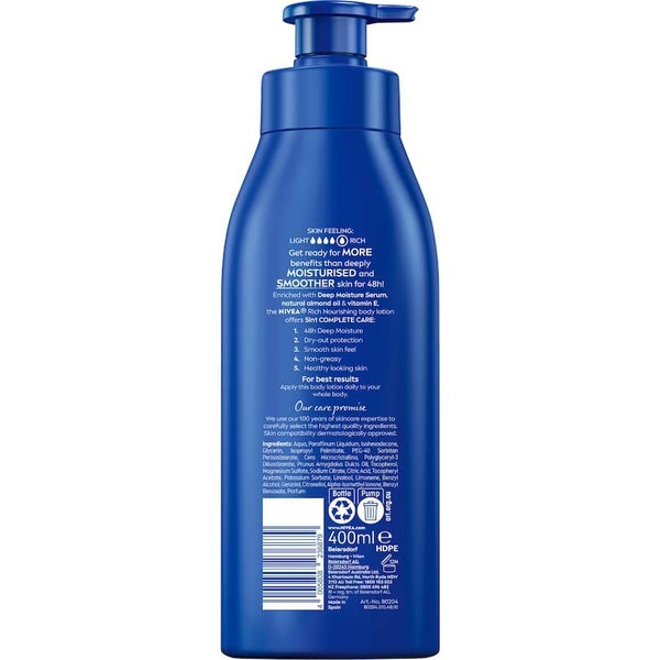 Nivea Body Lotion Rich Nourishing 400mL Carousel 2