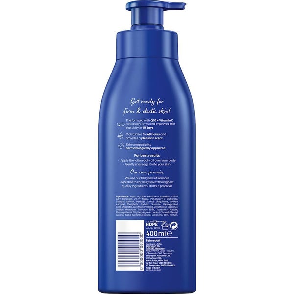 Nivea Body Lotion Rich Firming Q10 Pump 400mL Carousel 2