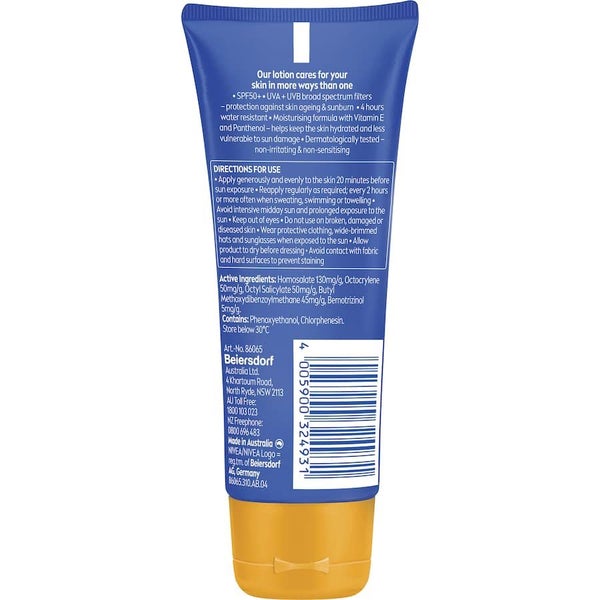 Nivea Sunscreen Protect & Moisture Spf 50 Tube 100mL Carousel 2