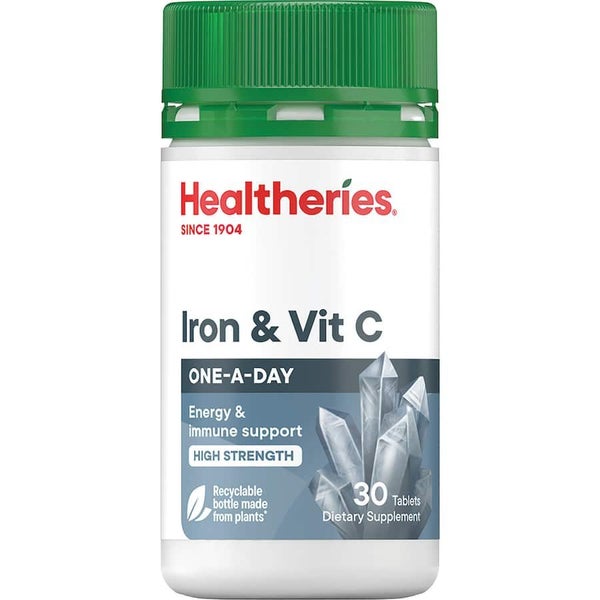 Healtheries Iron & Vitamin C 30pack Carousel 1