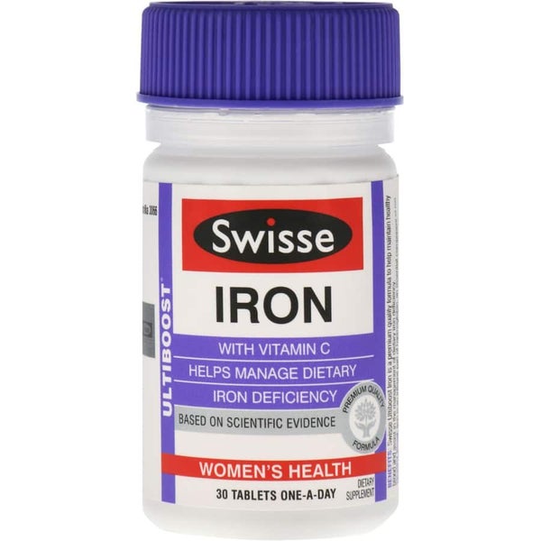 Swisse Ultiboost Iron Tablets 30pack Carousel 1