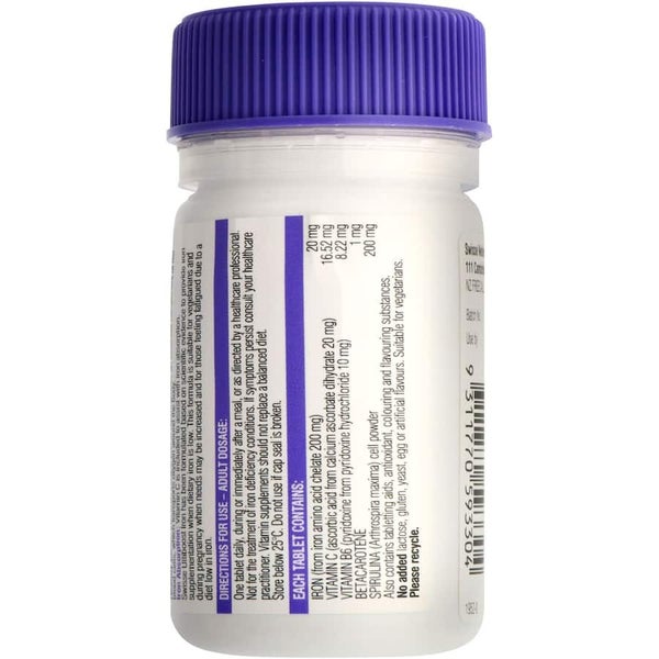 Swisse Ultiboost Iron Tablets 30pack Carousel 2