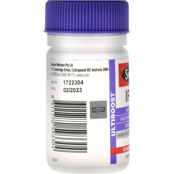 Swisse Ultiboost Iron Tablets 30pack Carousel 4