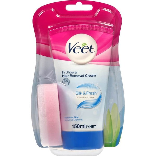 Veet Pure In Shower Hair Removal Cream Sensitive Skin 150mL Carousel 2
