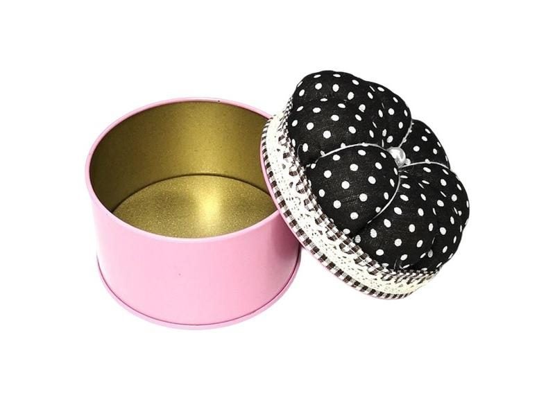 Pin Cushion Pincushion With Storage Box Needles Holder Sewing Tools DIY Sewer Carousel 1