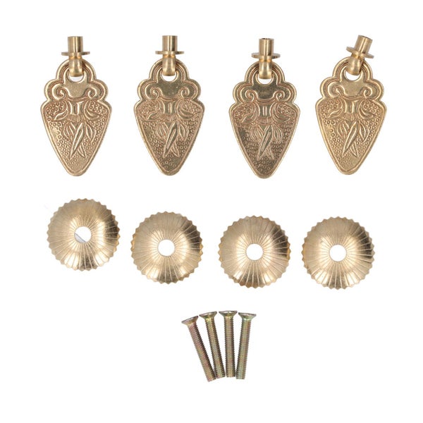vintage drawer handles 4 Sets Antique Drawer Pendant Pulls Retro Elements Carousel 5