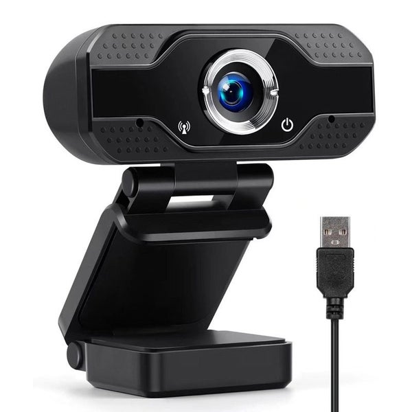 Webcam with Microphone, 1080p Live Broadcast Camera with Privacy Cover Carousel 1
