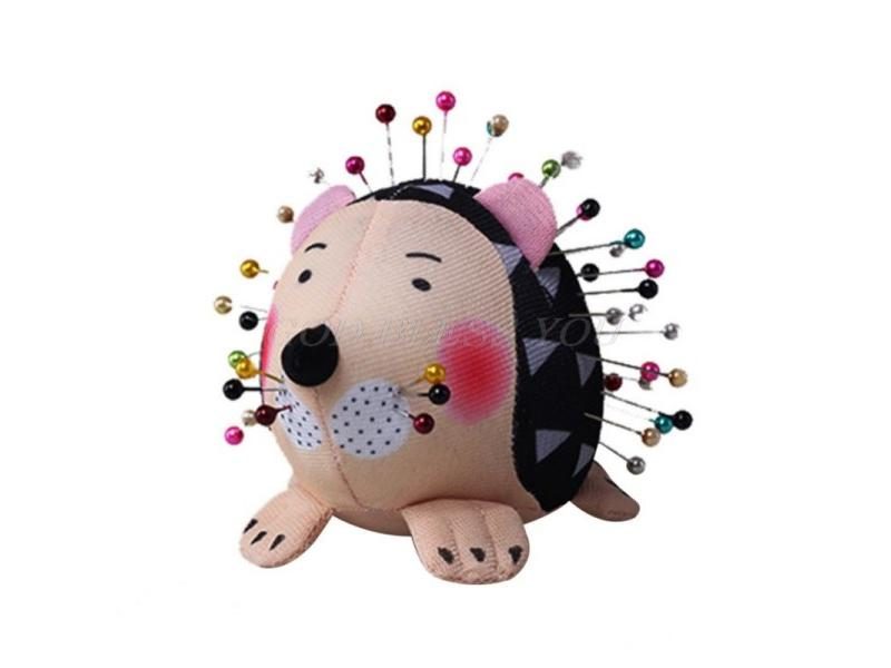 Hedgehog Shape Cute Sewing Pincushion With Soft Cotton Fabric Pin Cushion Pin Carousel 1