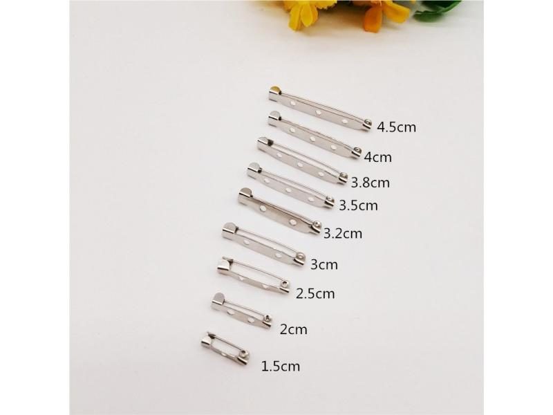 50 100pcs Lot Safety Brooch Back Safety Catch Bar Pins For Jewelry Making Carousel 2