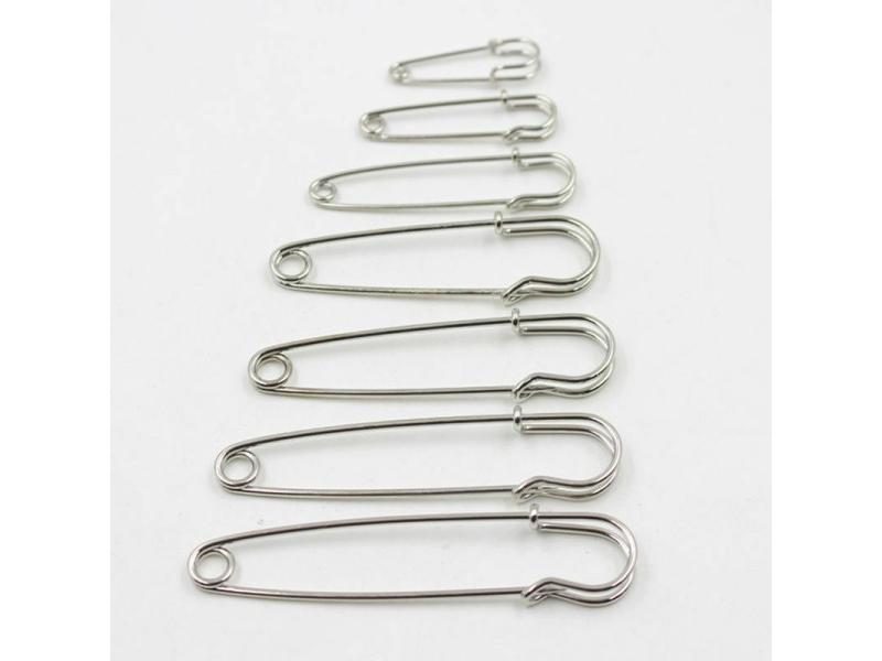 25PCS Stainless Steel Big Blanket Safety Pin For Wedding Bouquet Brooch Carousel 1