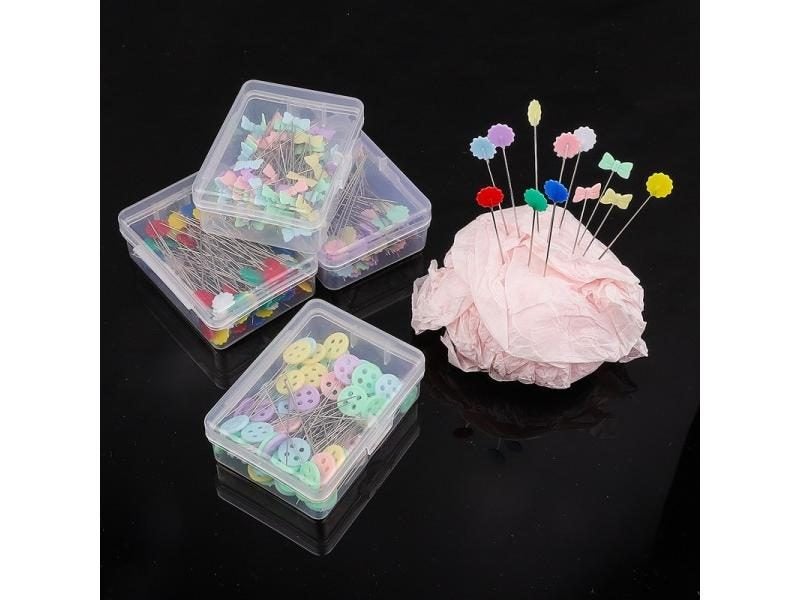 100Pcs Dressmaking Embroidery Patchwork Pins Stainless Steel Sewing Accessories Carousel 2