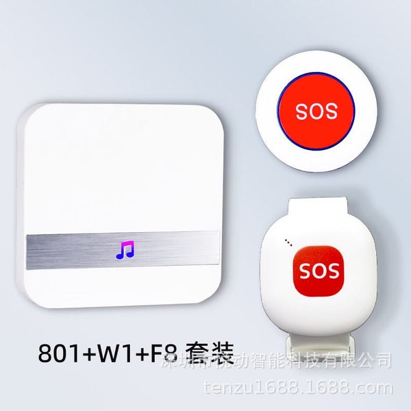 Wireless Elderly Call Personal Alarm Remote Control Doorbell Watch Band Wrist... Carousel 2