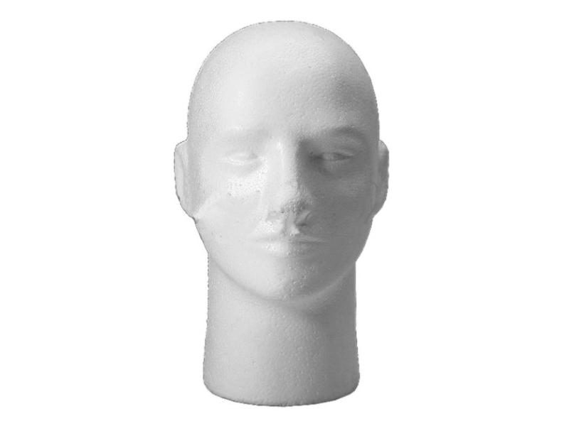 1X Male Female Foam Styrofoam Mannequin Manikin Head Stand Model Wig Hat Carousel 2