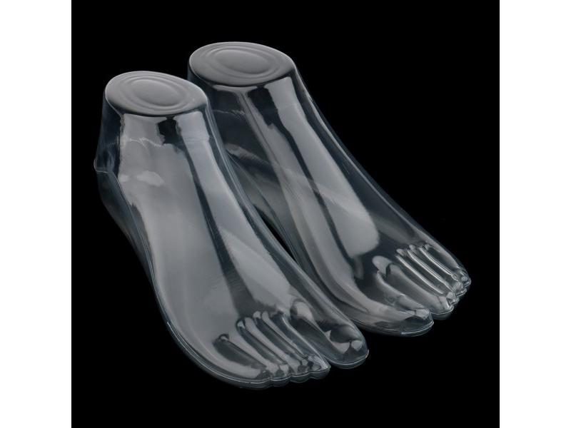 Foot Display Mold- 3 Colors Female Feet Mannequin Short Stocking For Jewelry Carousel 2