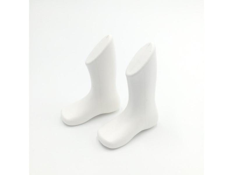 2Pcs 11*9cm Infant Feet Socks Mannequin White Foot Sock Sox Showcase Doll Carousel 1