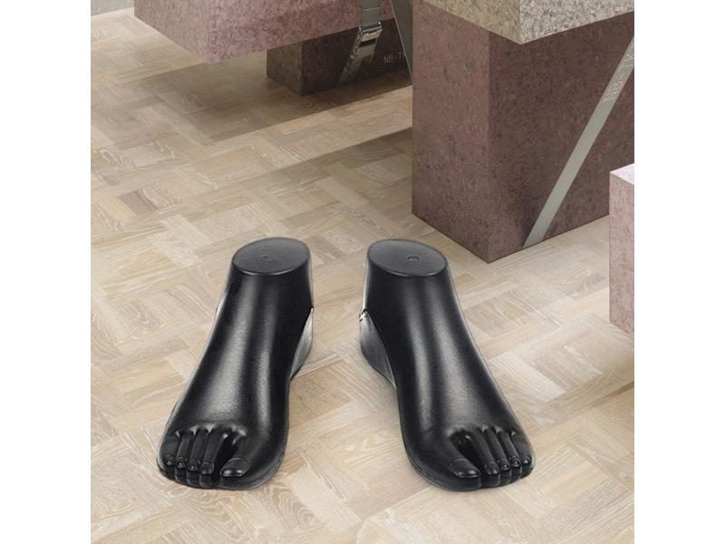 1 Pair Female Model Feet Mannequin Foot Thong Sandal Shoes Sock Display Holder Carousel 2