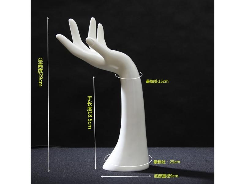 New Fashion Women Mannequin Hand Arm Display Base Female Gloves Rings Watches Carousel 2