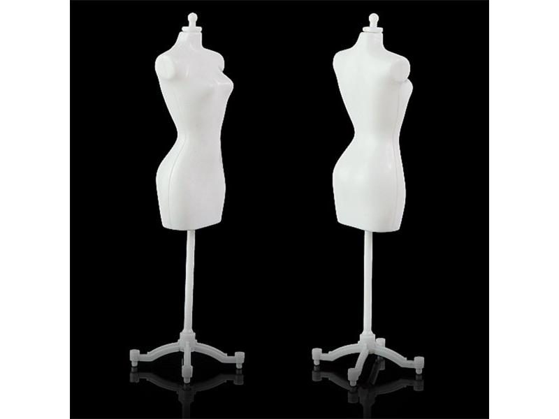 Woman Mannequin For Dress Display With White Gown Accessories Carousel 1