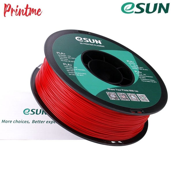 eSUN PLA+ FIRE ENGINE RED 1.75mm 3D PRINTER FILAMENT 1kg/2.2lbs Carousel 2