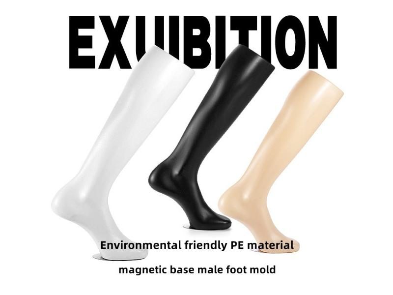 1 PE Material With A Magnetic Base Male Foot Mold Football Socks Sports Socks Carousel 2