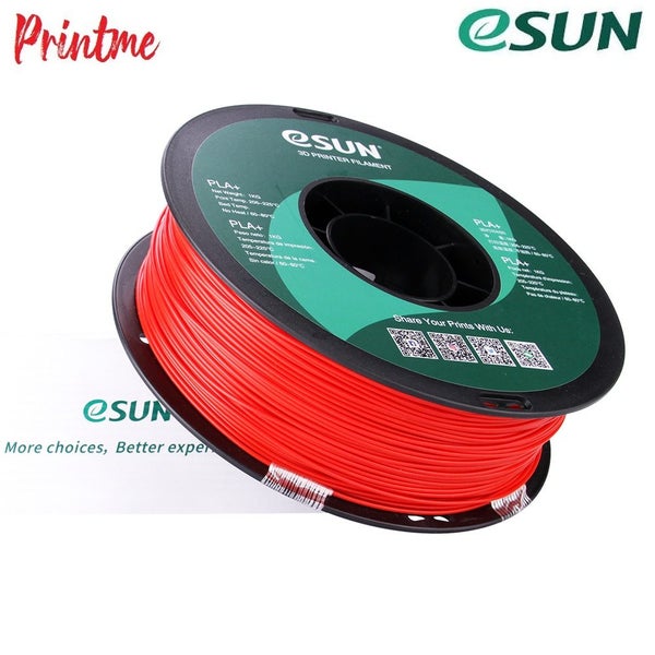 eSUN PLA+ RED 1.75mm 3D PRINTER FILAMENT 1kg/2.2lbs Carousel 2