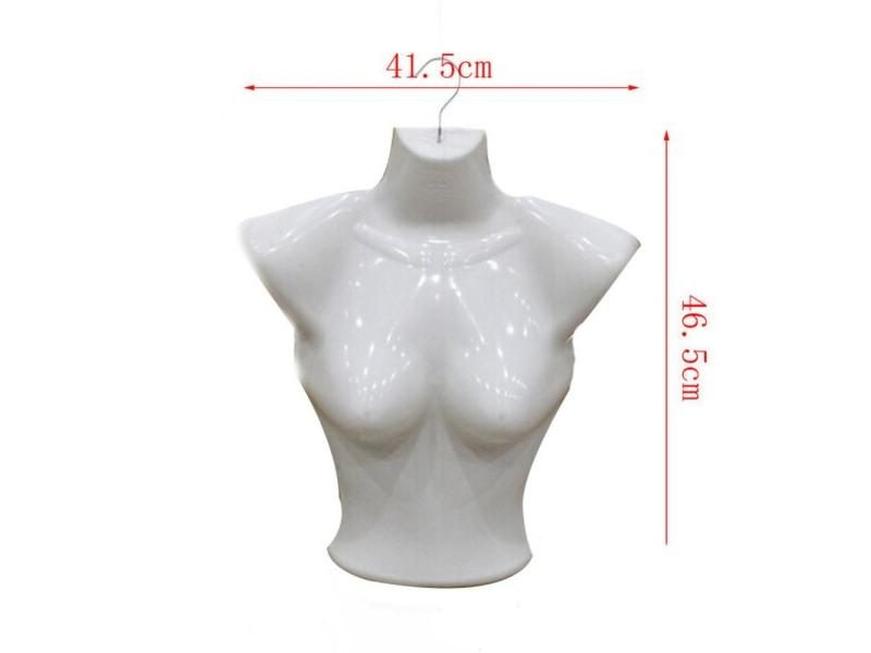 Hot Plastic Half Body Female Mannequin Torso For Underwear Clothing Display Carousel 2