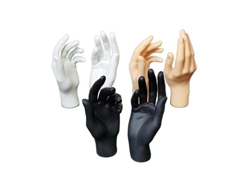 1 Pc Female Mannequin Hand Arm Display Base For Women Gloves Jewelry Skin Color Carousel 1