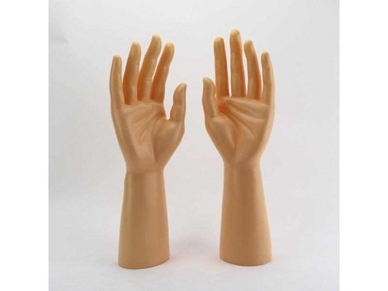 New 1 Pair Male Mannequin Hand Arm For Jewelry Display Men Gloves Ring Model Carousel 1