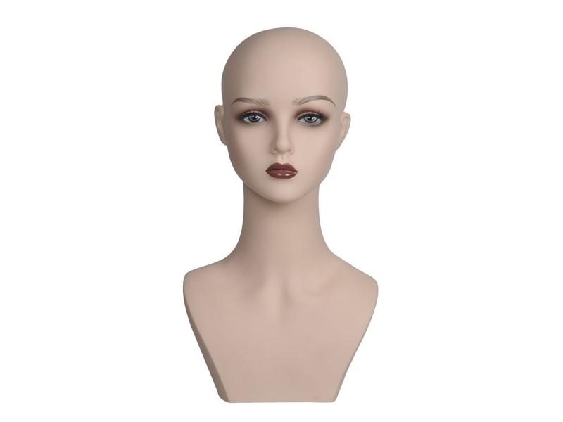 New PVC Female Mannequin Head For Display Wigs Etc. Carousel 1