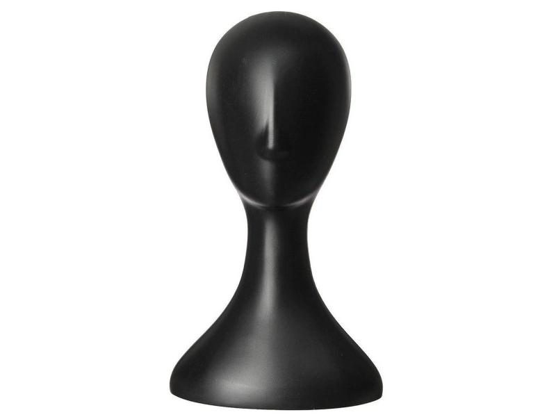 Head Model Stand For Women's Wig Hair Display With Fadeless Plastic Carousel 1
