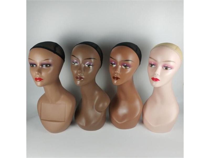 Female Wig Head Mannequin For Women Sewing Cloth Body Hat Stand Hair Wig Carousel 2