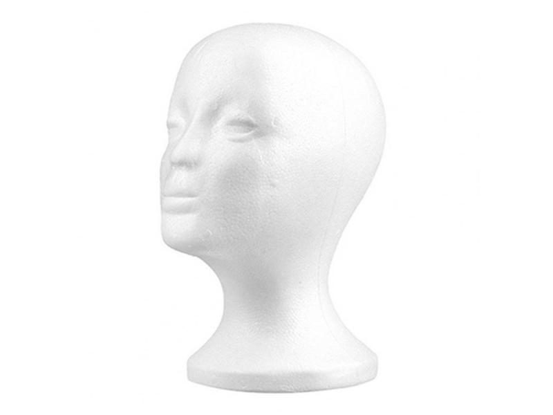 Lightweight Foam Mannequin Head For Wigs Beauty Display Carousel 1
