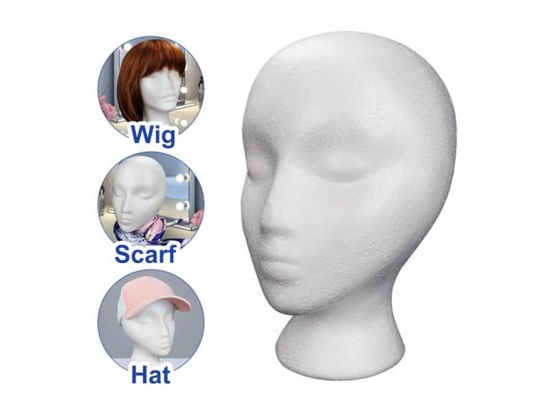 Mannequin Head Mold For Glasses Wigs Hats Display Carousel 2