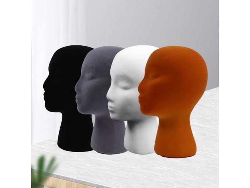 Female Mannequin Head Mold For Wig Glasses Hair Accessories Display Carousel 2