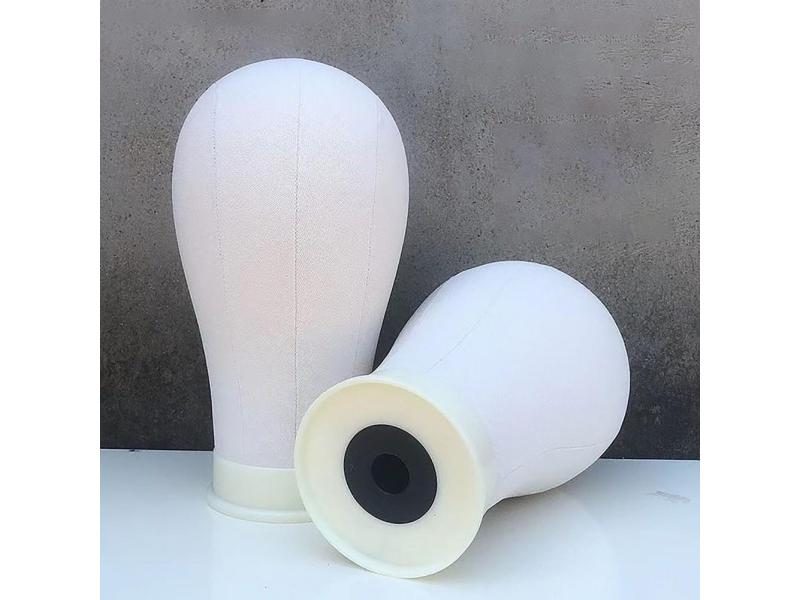 Artistic Mannequin Head Foam Canvas Block Head Kit For Wig Styling Display Carousel 2