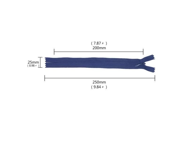 20cm Invisible Zippers For Inner Bags Hidden Zips For Clothing Packet 20cm Carousel 2