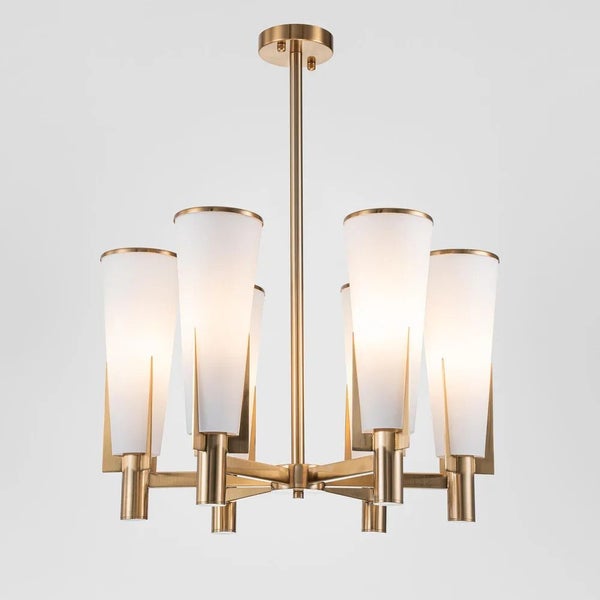 Germaine Chandelier in Antique Brass Carousel 1
