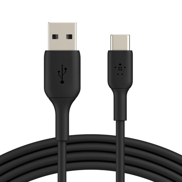 Belkin BoostCharge USB-C to USB-A Cable (3m/9.8ft) - Black (CAB001bt3MBK), 12... Carousel 1