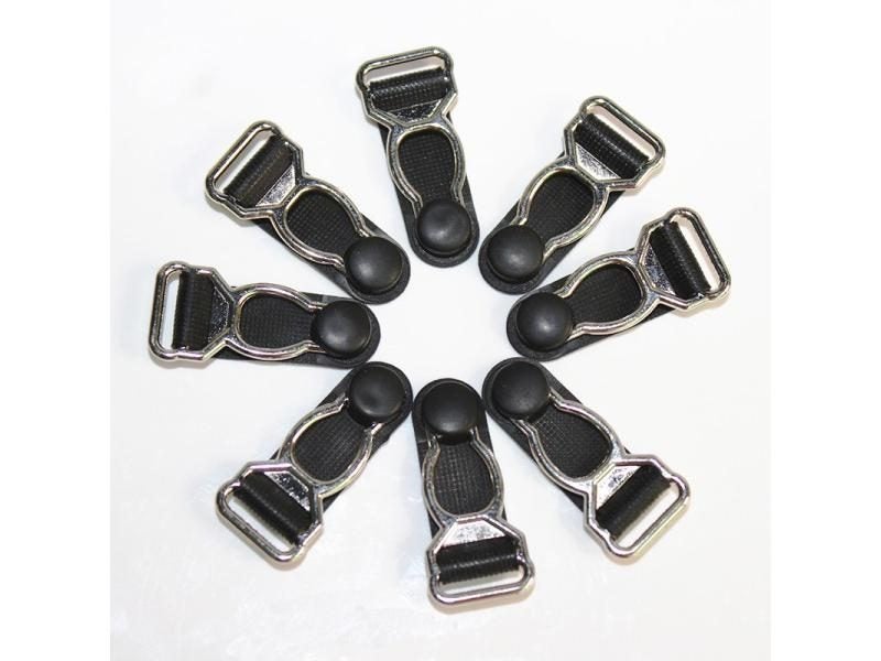 Hosiery Stocking Grips Suspender Clips Plastic Black Corset Leg Garter Belt Carousel 1