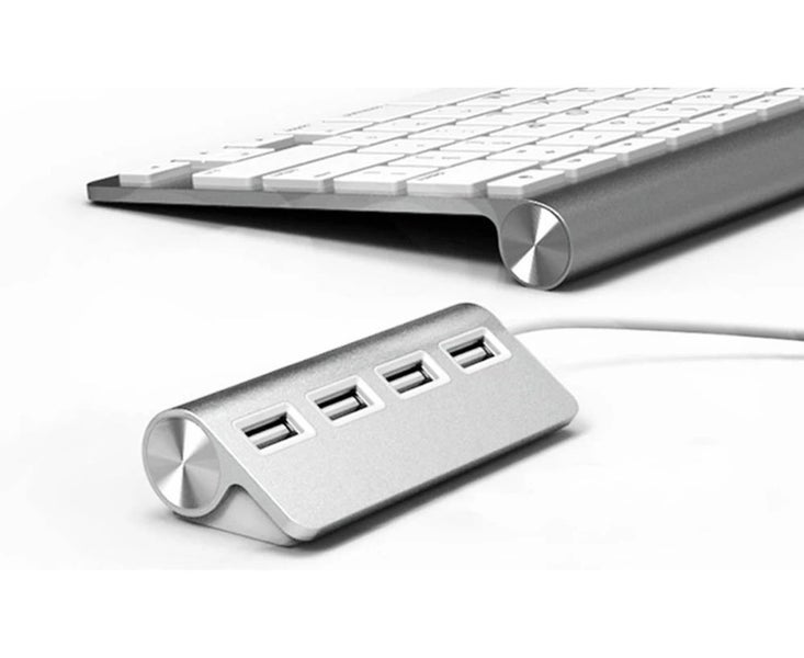 Two Pack Four-Port Aluminium USB Hub with a Shielded Cable Carousel 1