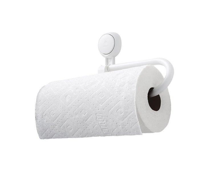 Wall Mount Towel Rack Suction Cup Paper Towel Holder for Kitchen Paper Roll Carousel 1