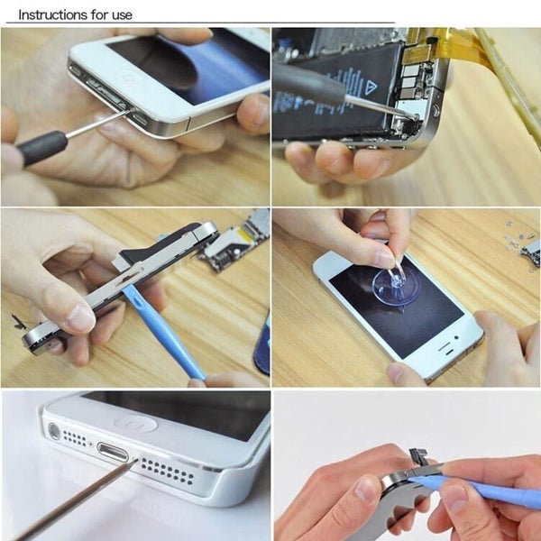 9 In 1 Professional Screwdriver Repair Open Tool Kit For Iphone 6 6s 5 And 5s Carousel 6